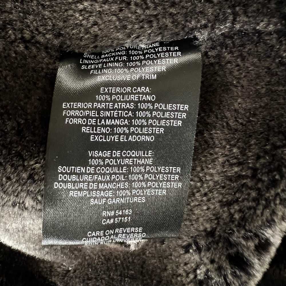 DKNY Men's Faux Leather Jacket in Dark Brown - XL… - image 6