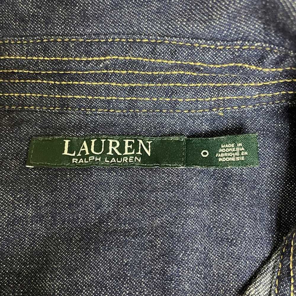 Lauren Ralph Lauren Denim Long Sleeve Shirt Dress… - image 9