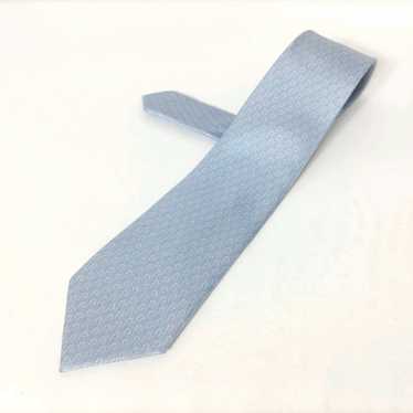 Used  Salvatore Ferragamo Tie Gancini Blue  Pink … - image 1