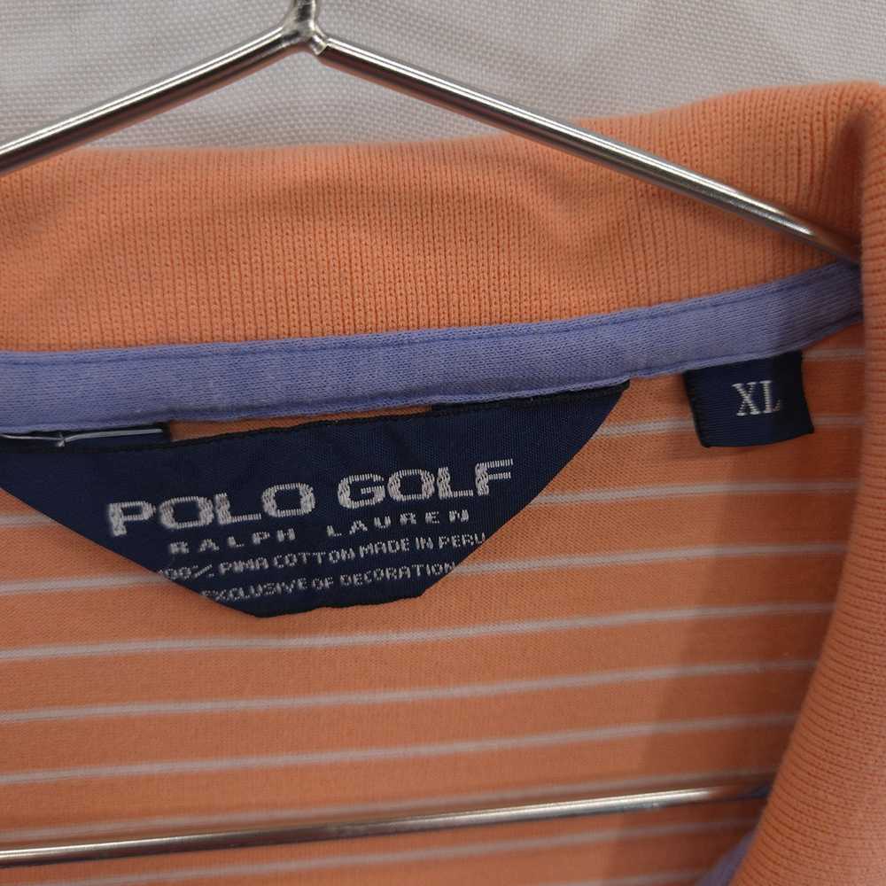 Polo Golf Ralph Lauren Polo Mens XL Coral Pink St… - image 9