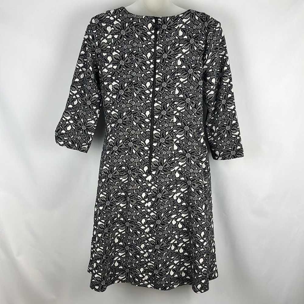 Taylor Dress Floral Black and White 3/4 Sleeve Si… - image 7