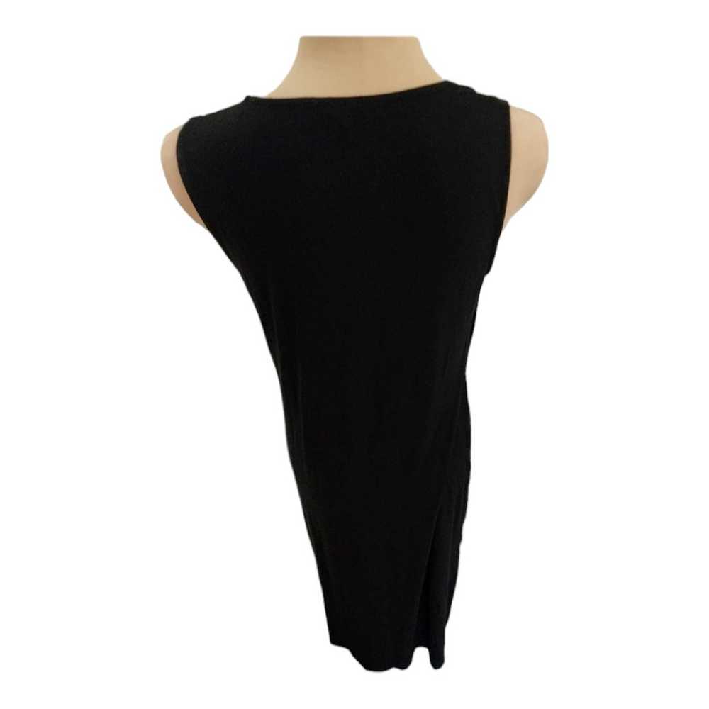 Eileen Fisher sleeveless black dress size medium - image 3