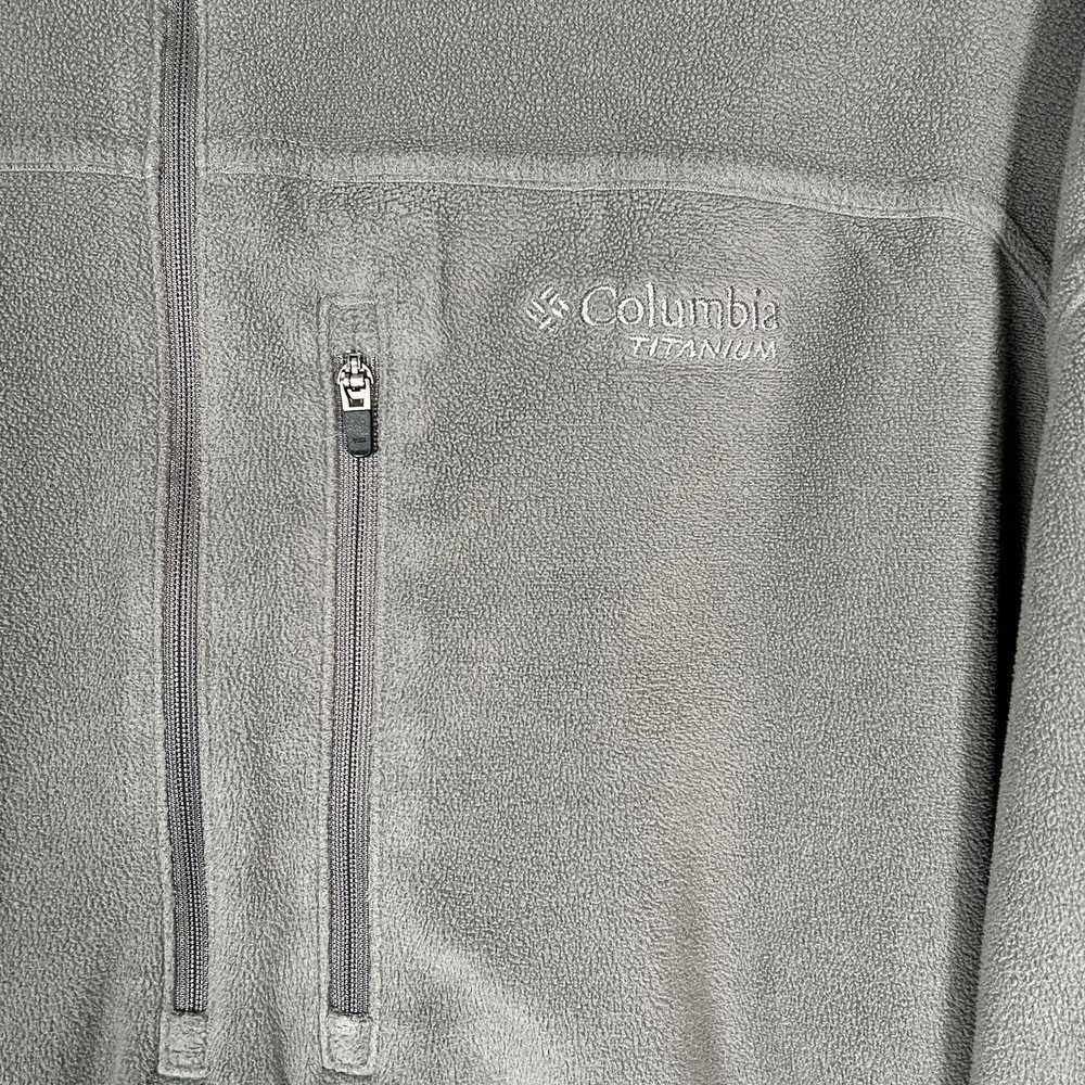 Columbia Titanium Medium Gray Half Zip Fleece Pul… - image 4