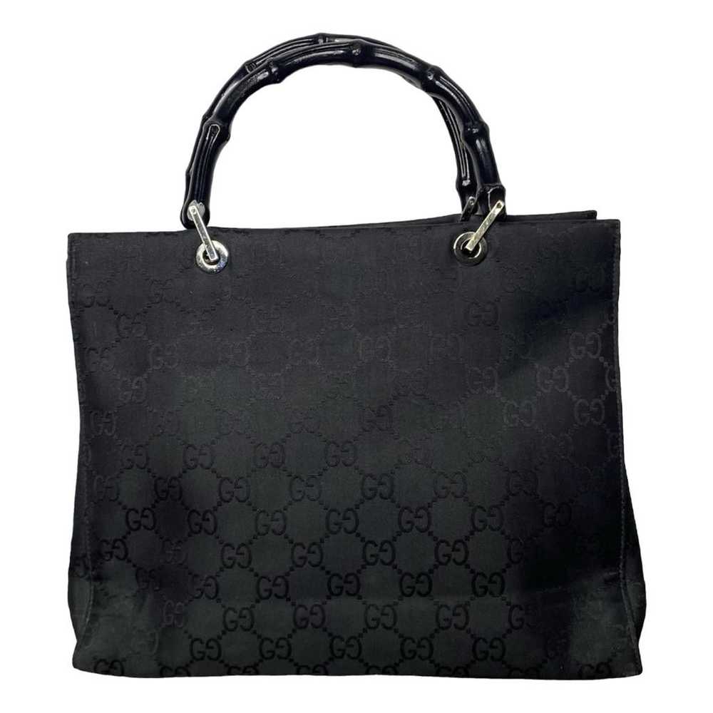 Gucci Bamboo Shopper cloth tote - image 1