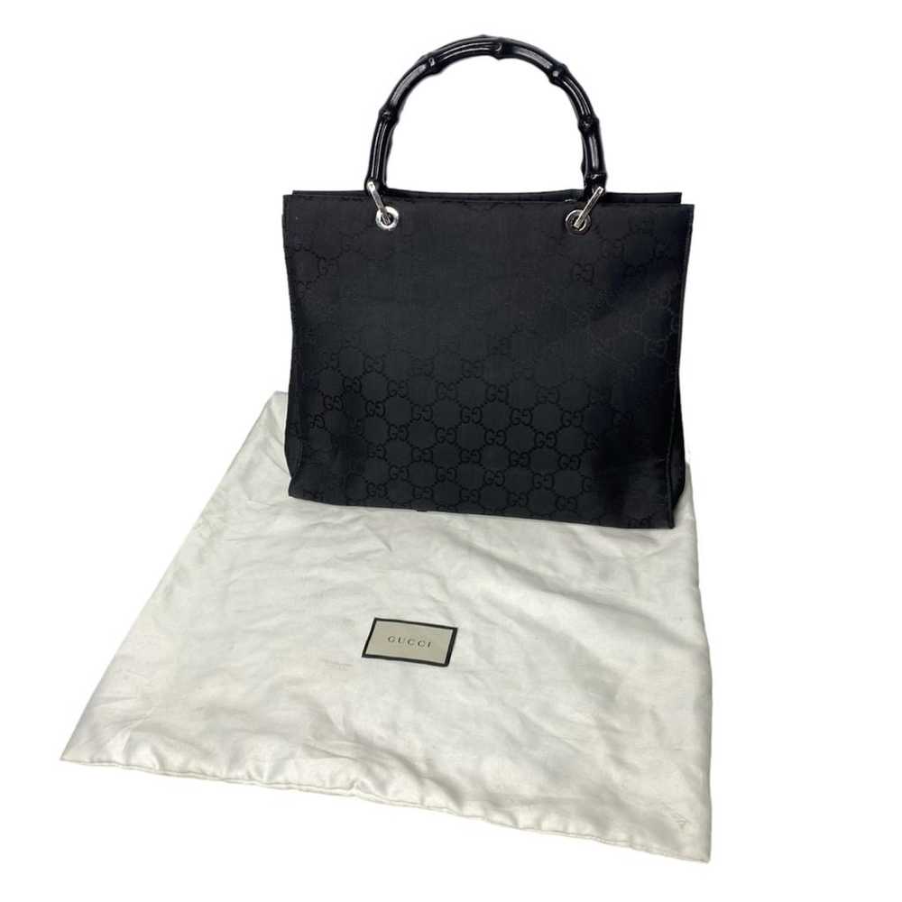 Gucci Bamboo Shopper cloth tote - image 6