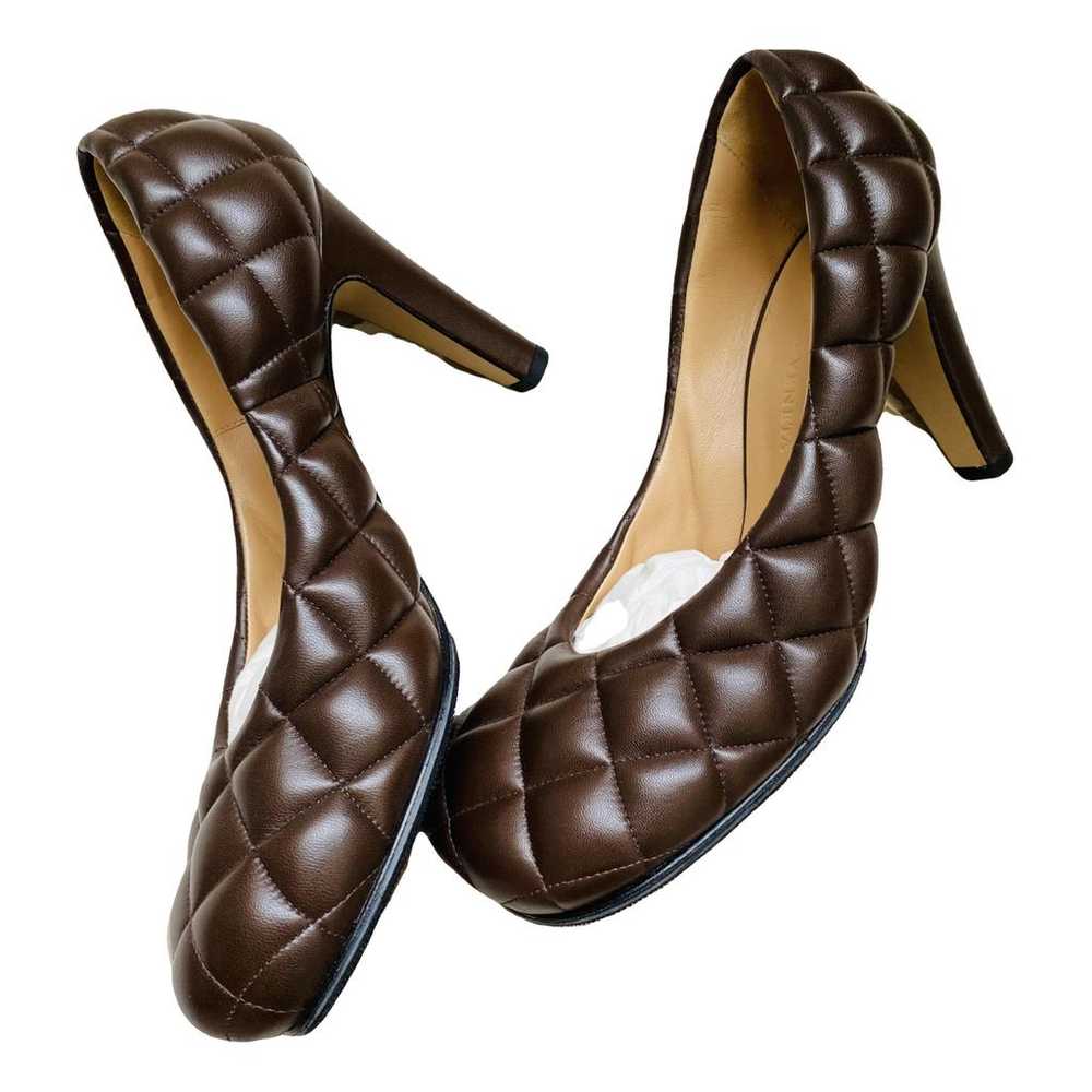 Bottega Veneta Bloc leather heels - image 1
