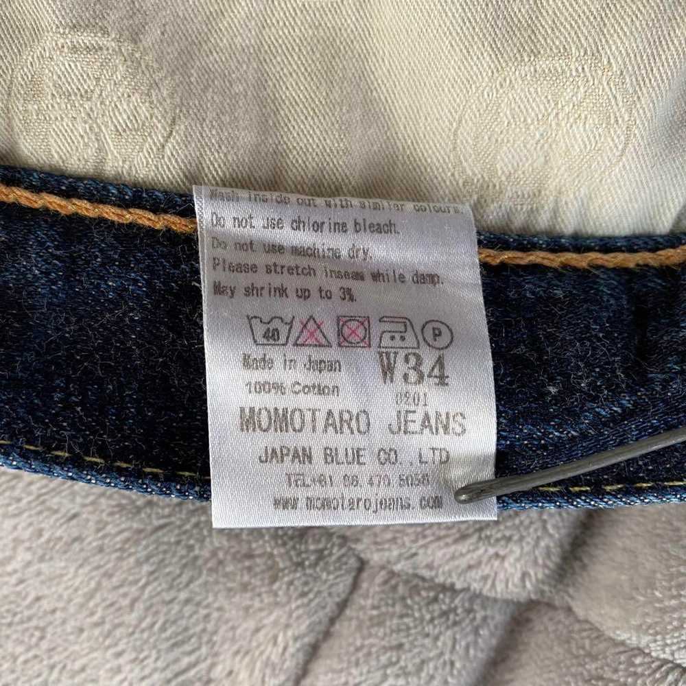 Momotaro Jeans 0201 Selvedge Denim W34 L36 Okayam… - image 3