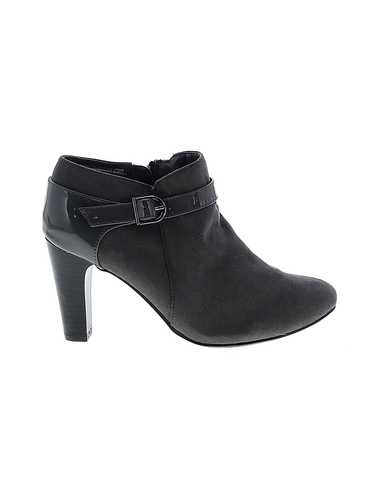Karen Scott Women Black Ankle Boots 6