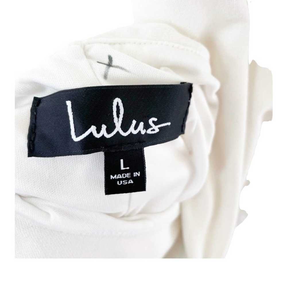 Lulus Going Steady White Backless Skater Dress Lo… - image 3