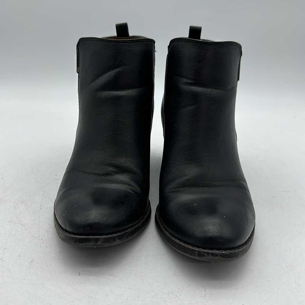 SODA Black Side Zipper Ankle Bootie Boots Heels S… - image 2