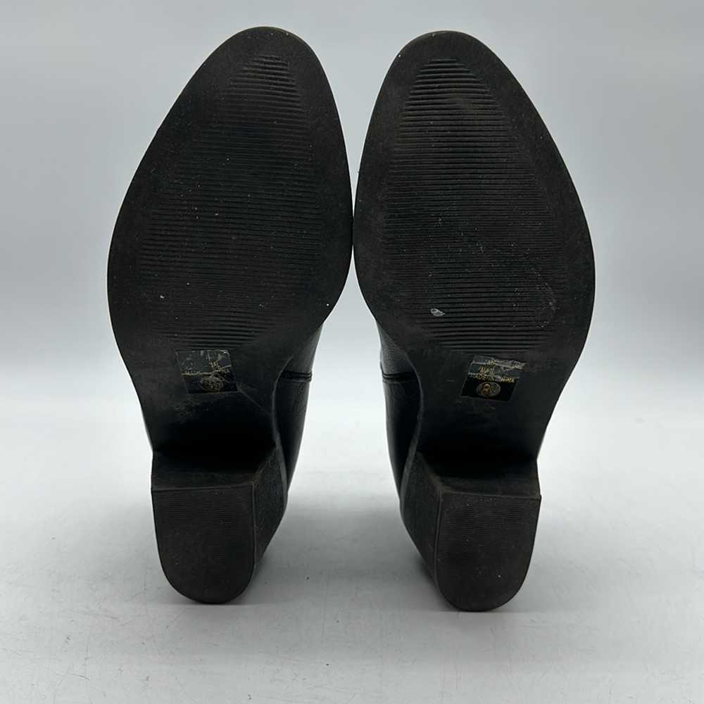 SODA Black Side Zipper Ankle Bootie Boots Heels S… - image 6