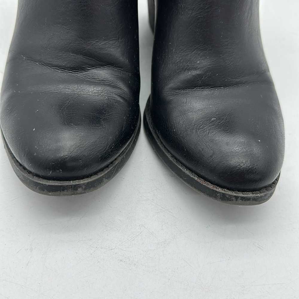SODA Black Side Zipper Ankle Bootie Boots Heels S… - image 9