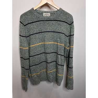 O’Hanlon Mills Stripped Lambs Wool Blend Sweater … - image 1
