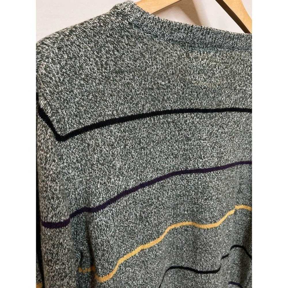 O’Hanlon Mills Stripped Lambs Wool Blend Sweater … - image 5