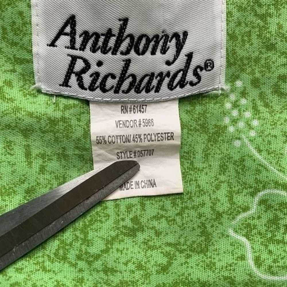 Vintage Anthony Richards Dress MuuMuu Chartreuse … - image 8