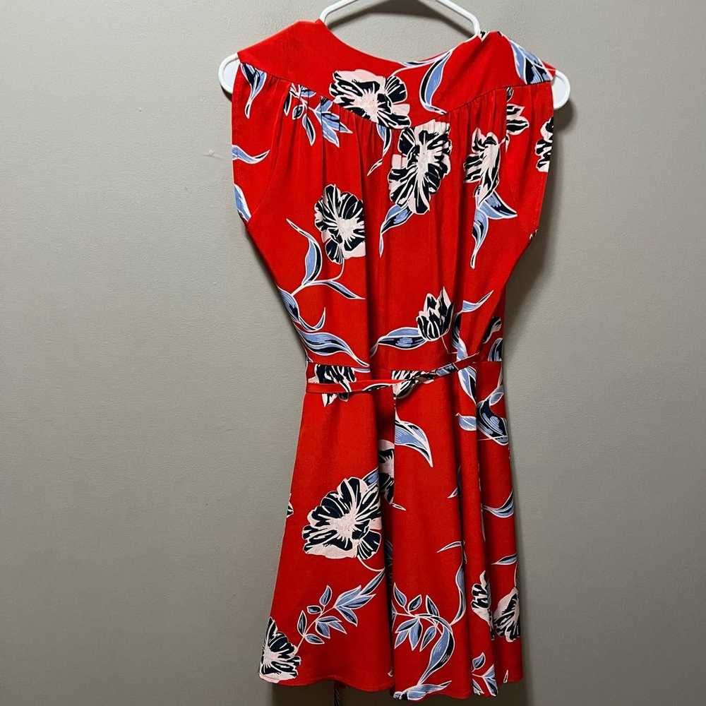 Yumi Kim Floral Lexey Silk Wrap Dress Red size XS - image 2