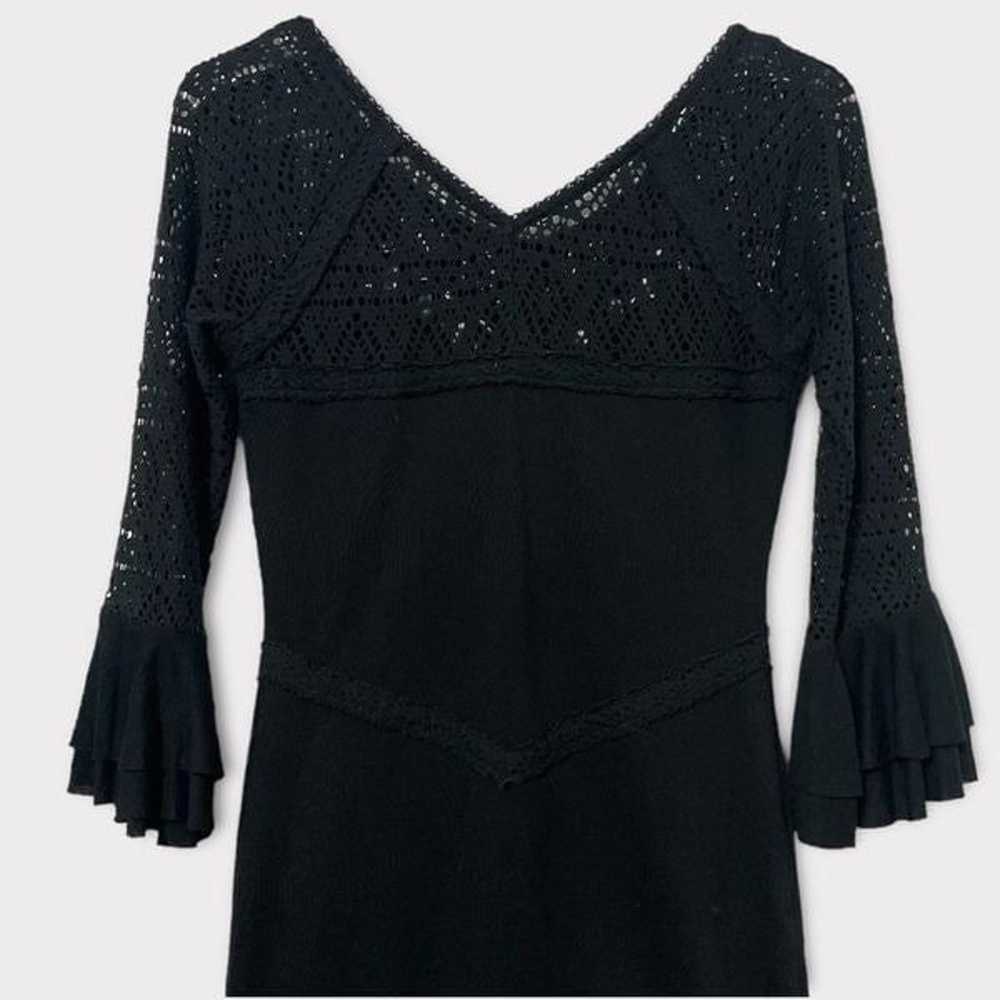 Free People City Girl Body Con Dress in Black Siz… - image 6