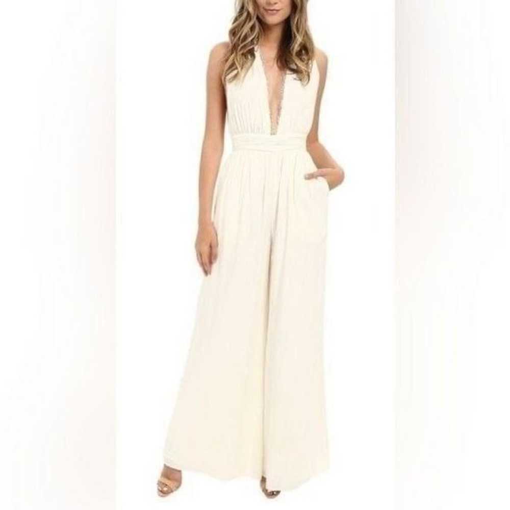 The Jetset Diaries The Hammock Ivory Halter Plung… - image 1