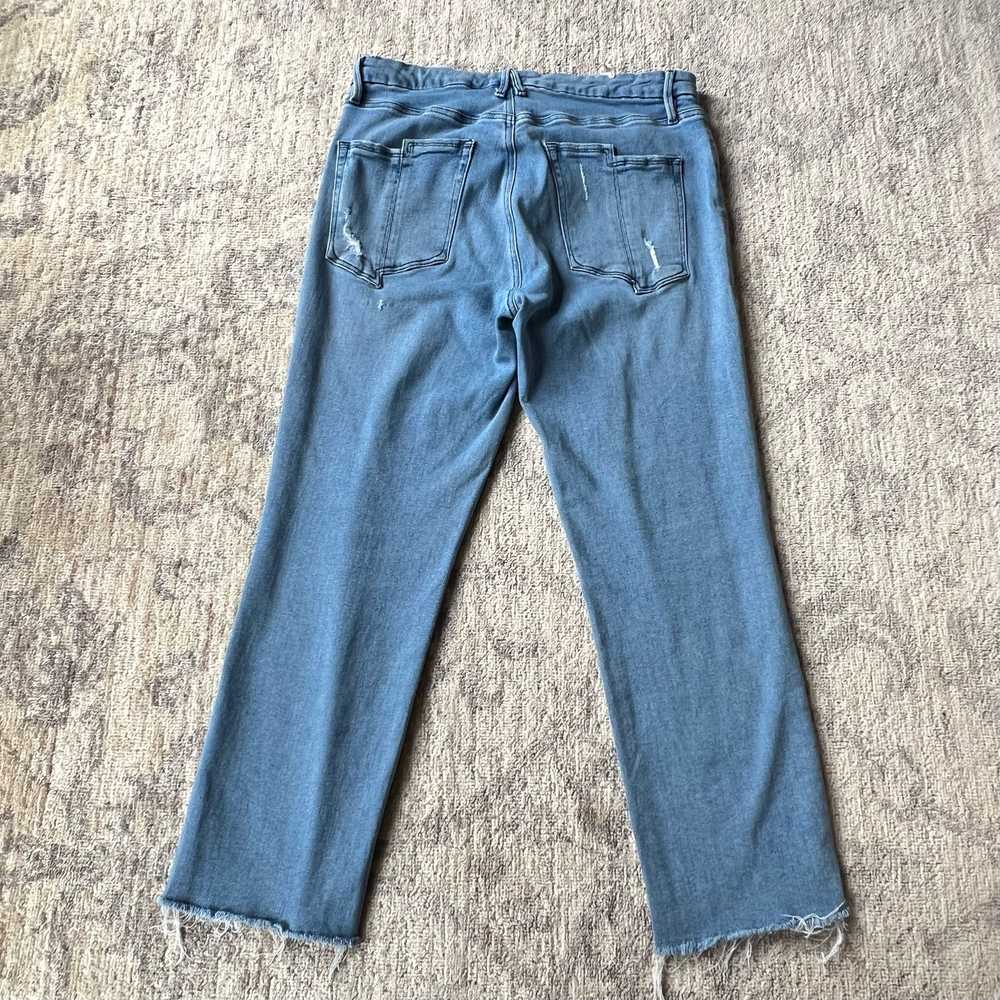 GOOD AMERICAN Good Leg Straight Jeans - Size 15 -… - image 2