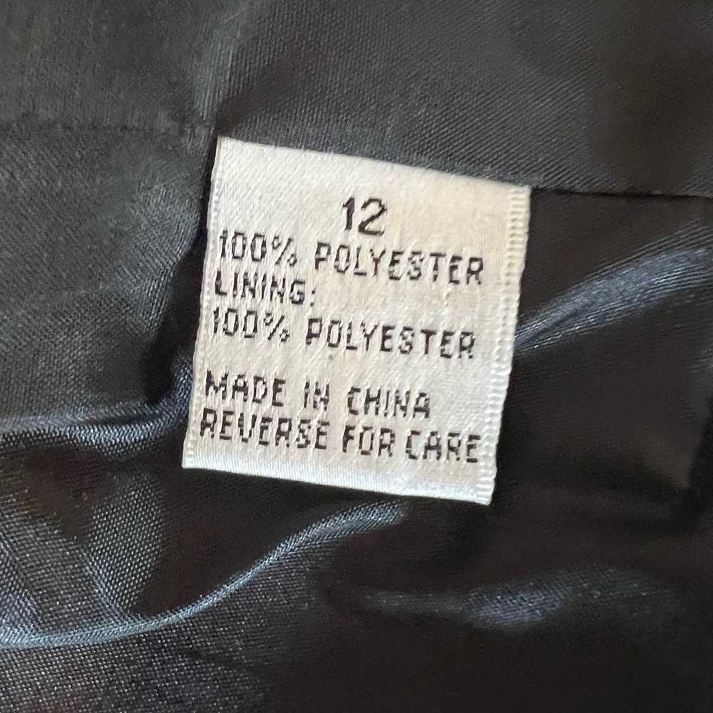 Vintage TRAVIS AYERS Black Formal Jacket with Flo… - image 10
