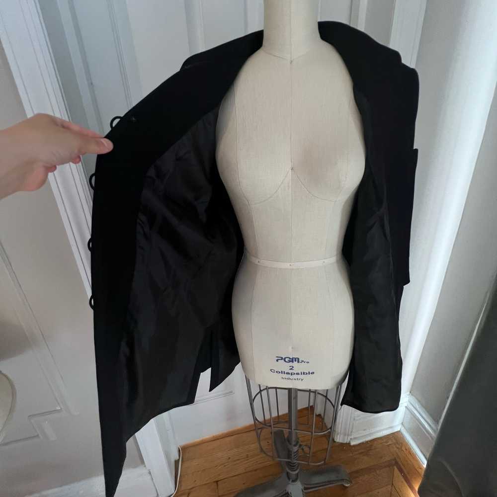 Vintage TRAVIS AYERS Black Formal Jacket with Flo… - image 8
