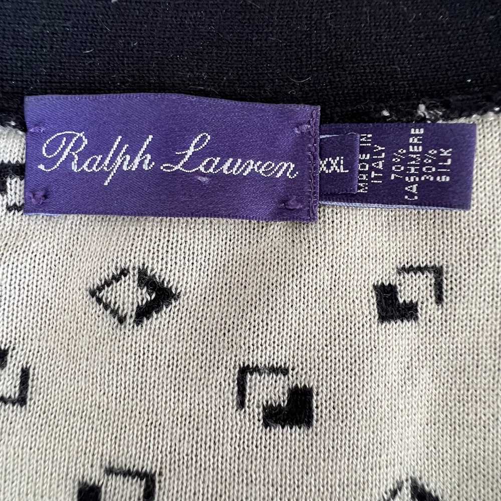 RALPH LAUREN Cashmere Silk Blend Cardigan - XXL -… - image 3