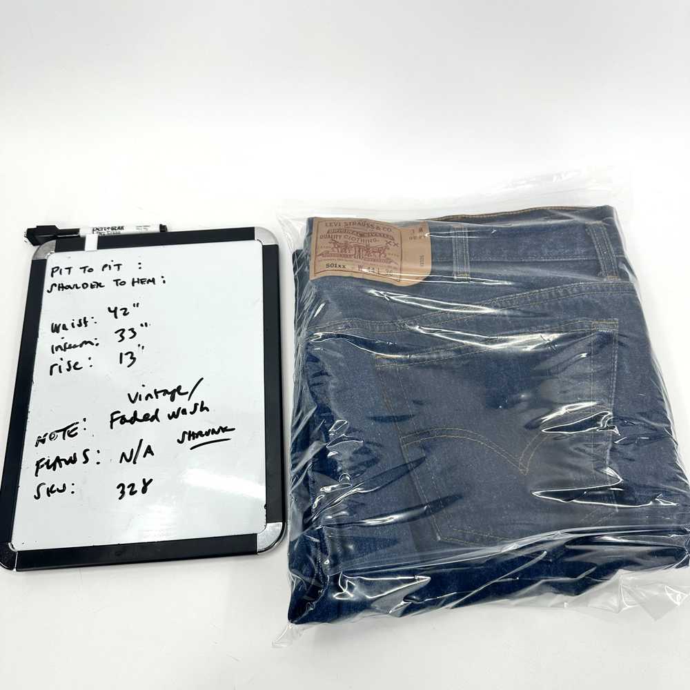 Vintage Levi's Jeans 501xx Button Fly 90's USA Bl… - image 10