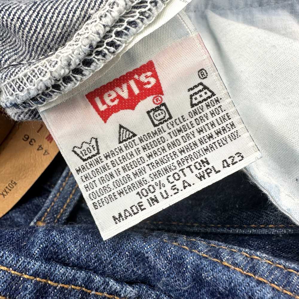 Vintage Levi's Jeans 501xx Button Fly 90's USA Bl… - image 3