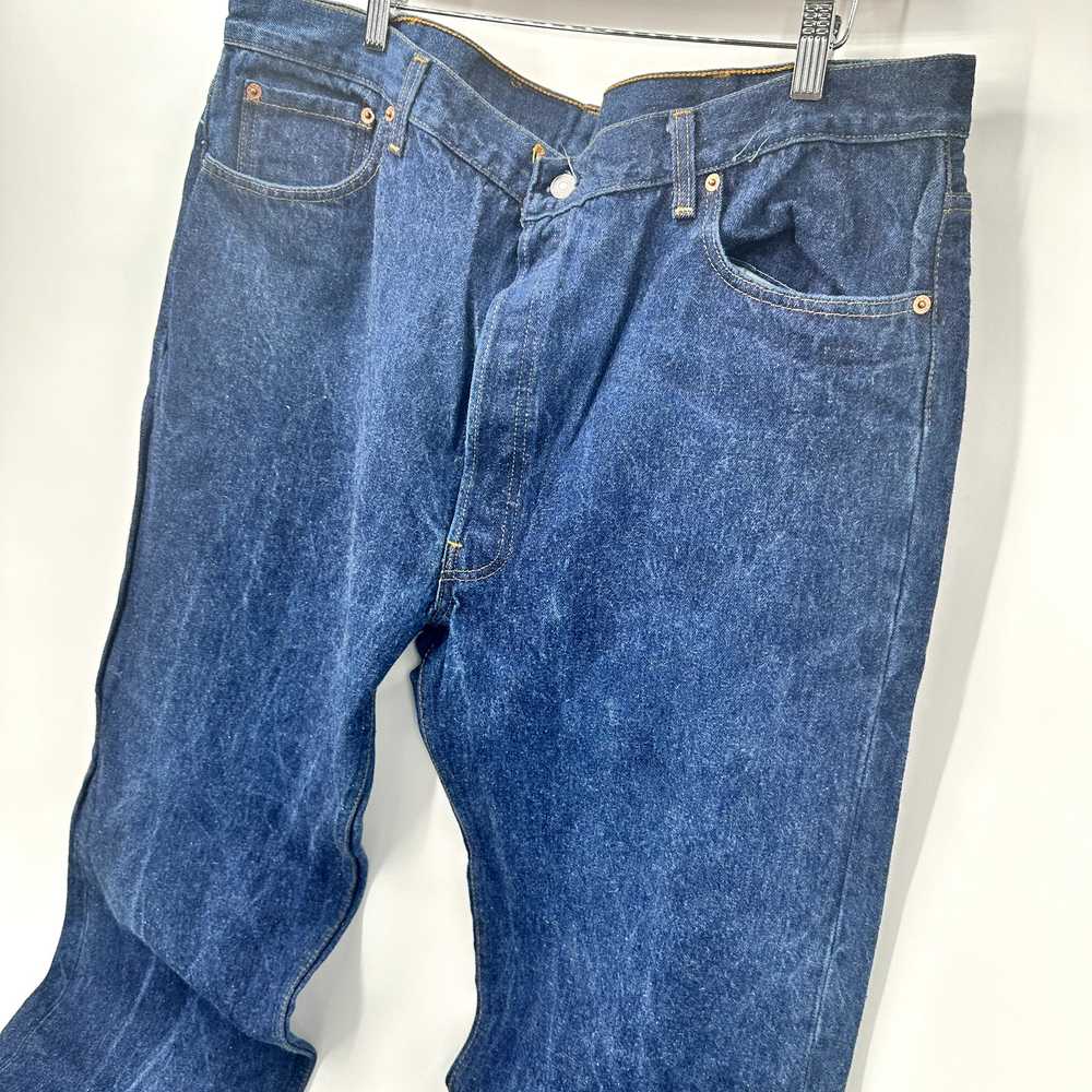 Vintage Levi's Jeans 501xx Button Fly 90's USA Bl… - image 5