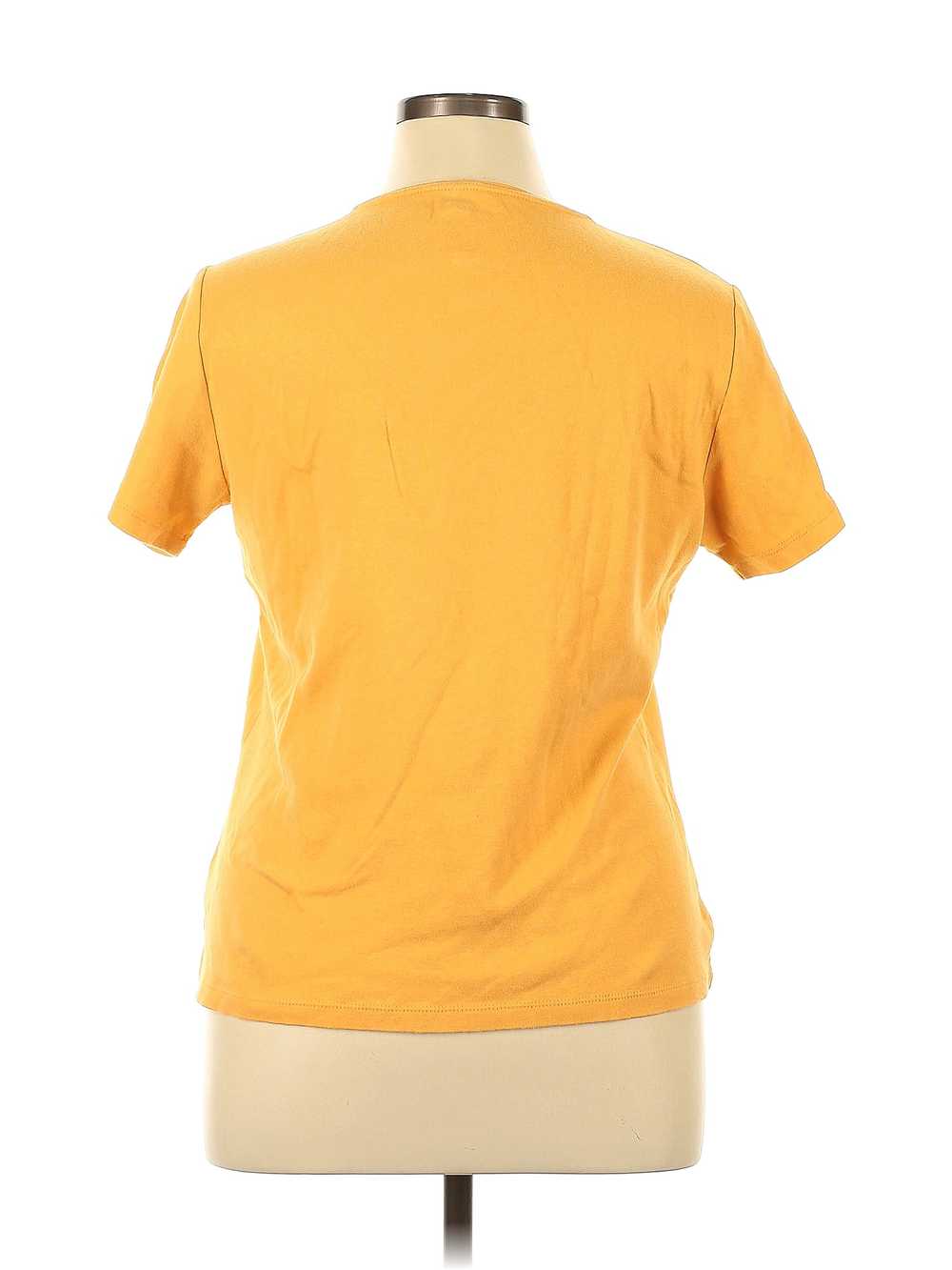 Coldwater Creek Women Yellow Short Sleeve T-Shirt… - image 2