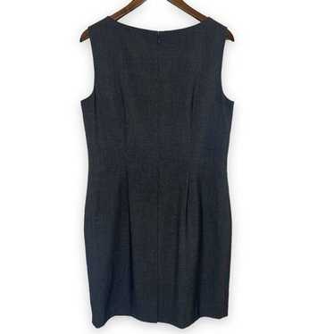 Calvin Klein Gray Sleeveless Sheath Mini Dress Si… - image 1