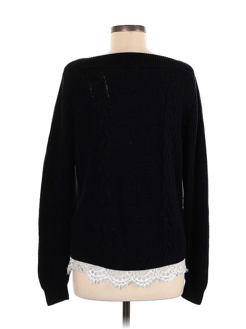 Tommy Hilfiger Women Black Pullover Sweater M - image 2