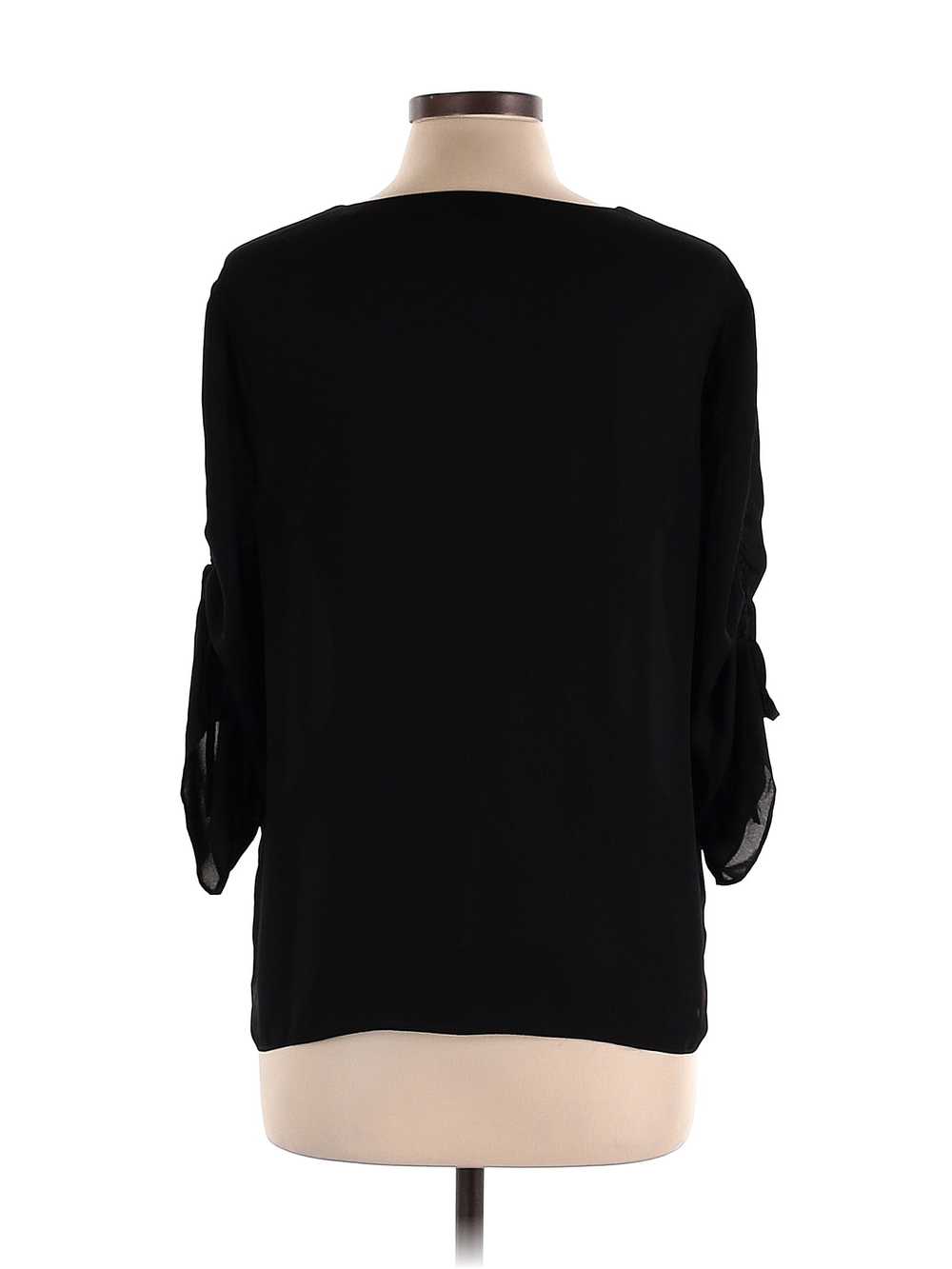 Minna Women Black Long Sleeve Blouse L - image 2