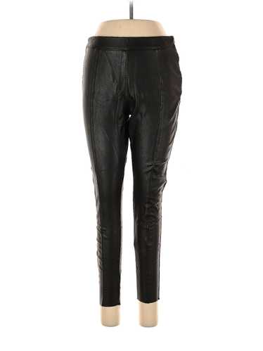 Topshop Women Black Faux Leather Pants 8