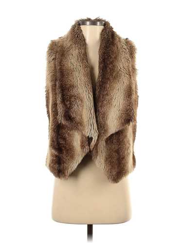 Jack by BB Dakota Women Brown Faux Fur Vest XS