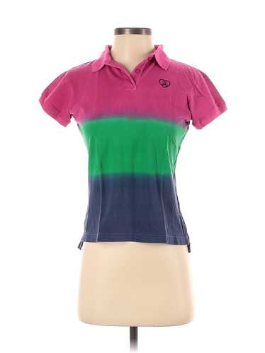 Tailor Vintage Women Pink Short Sleeve Polo S