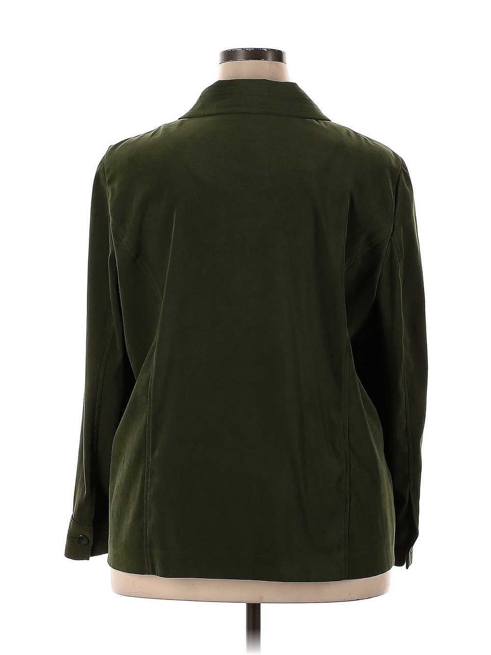 JM Collection Women Green Jacket 20 Plus - image 2