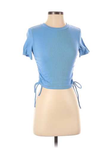 Zara Women Blue Short Sleeve Top S - image 1