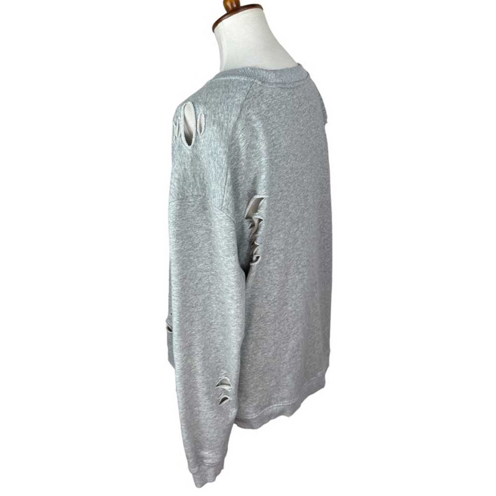 Syd & Stone Grey Relaxed Distressed Grey French T… - image 2