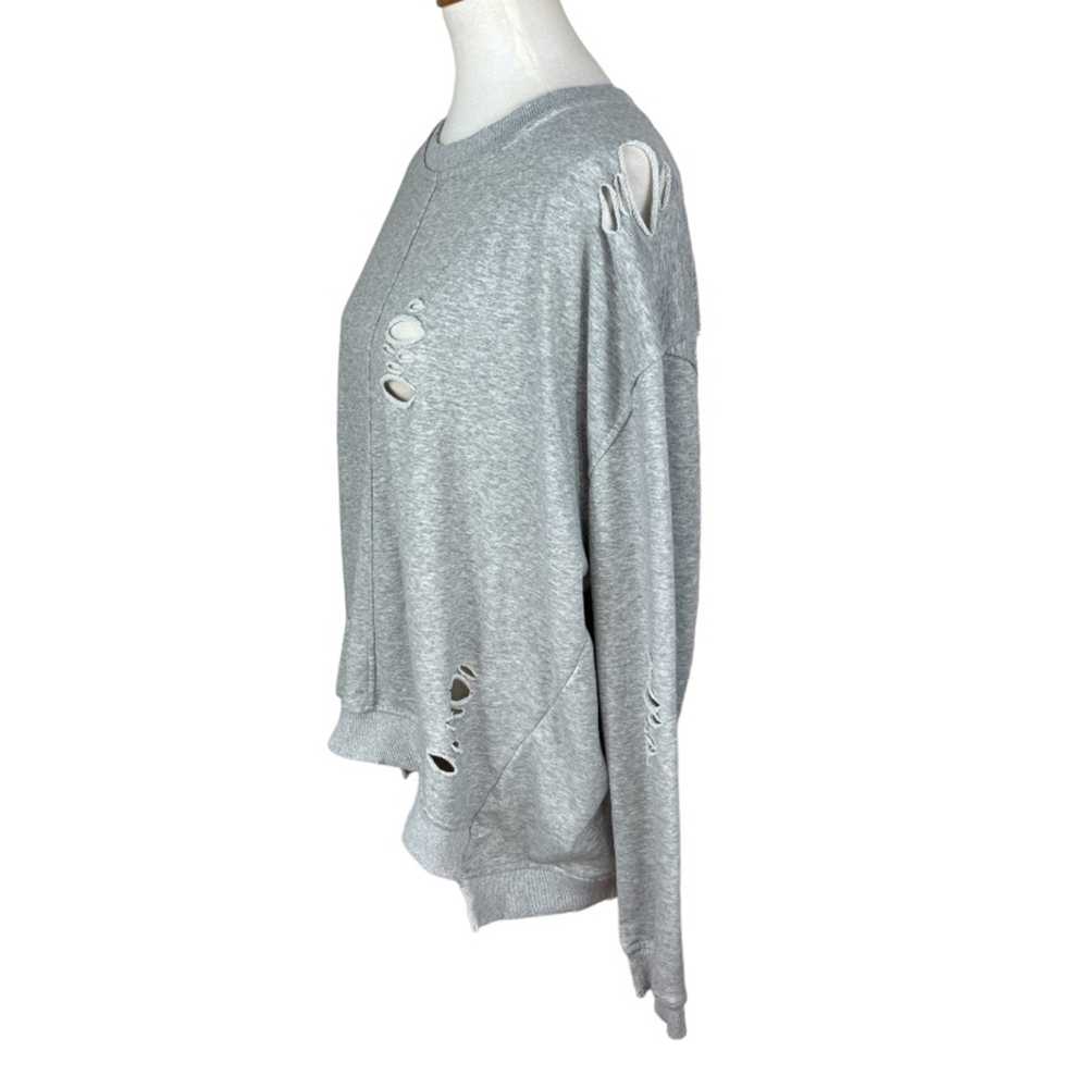 Syd & Stone Grey Relaxed Distressed Grey French T… - image 3