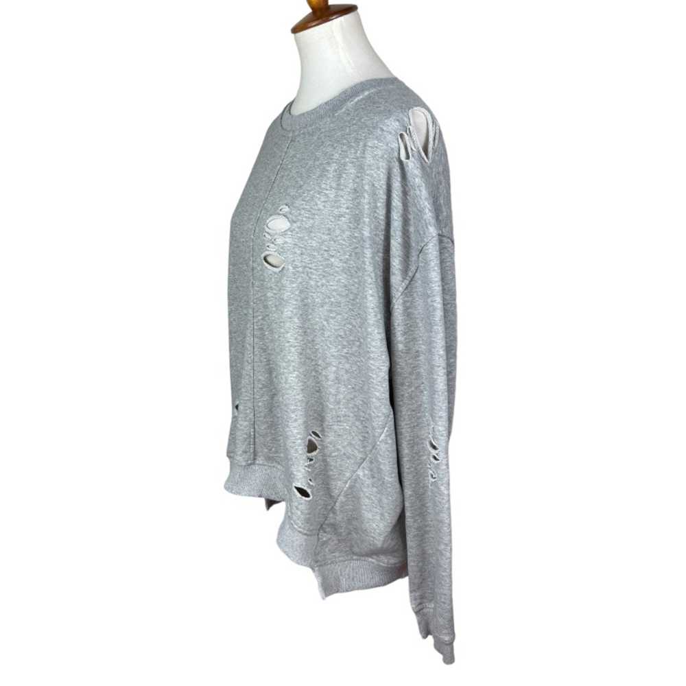 Syd & Stone Grey Relaxed Distressed Grey French T… - image 6