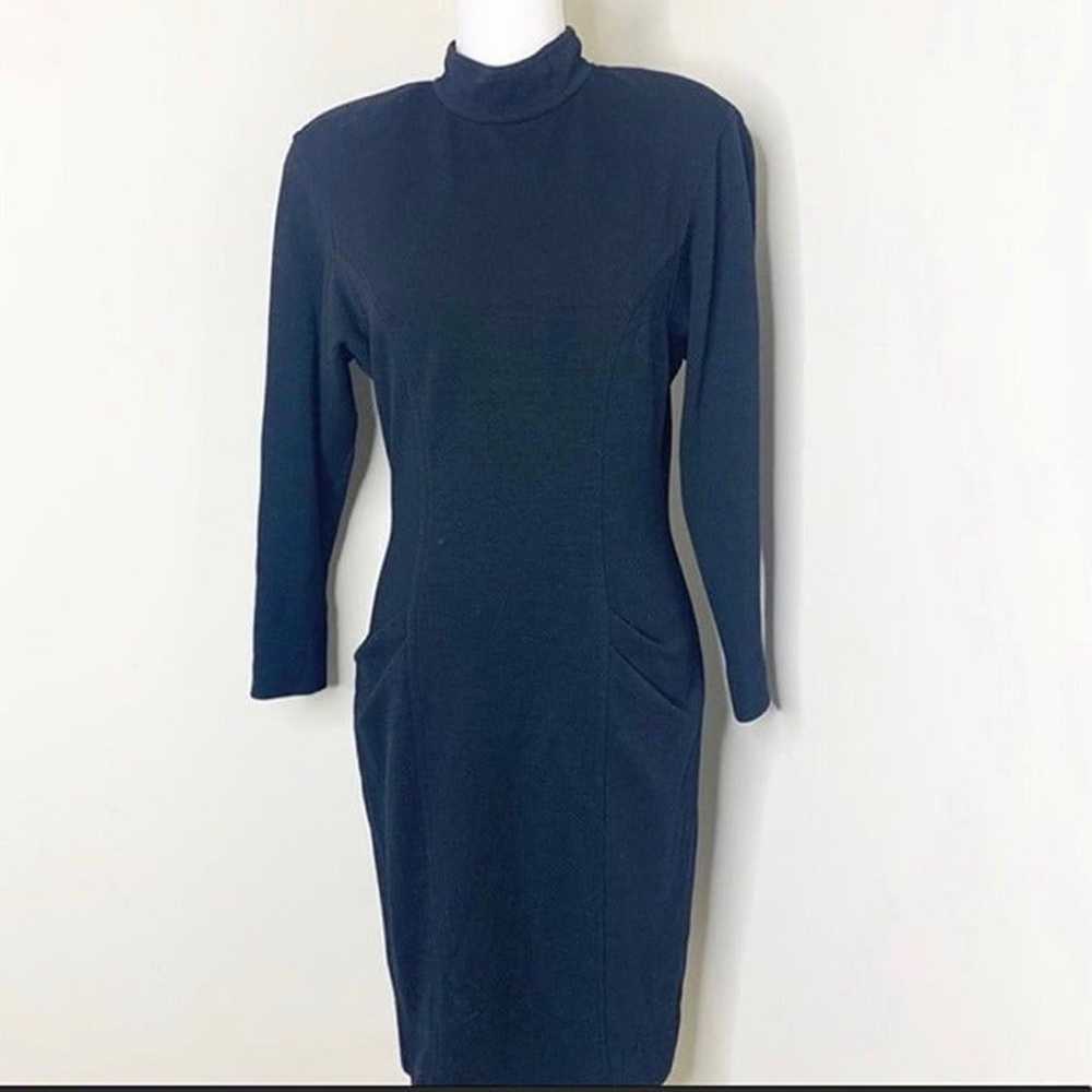 Nipon Boutique Vintage Wool Long Sleeve Dress Siz… - image 1