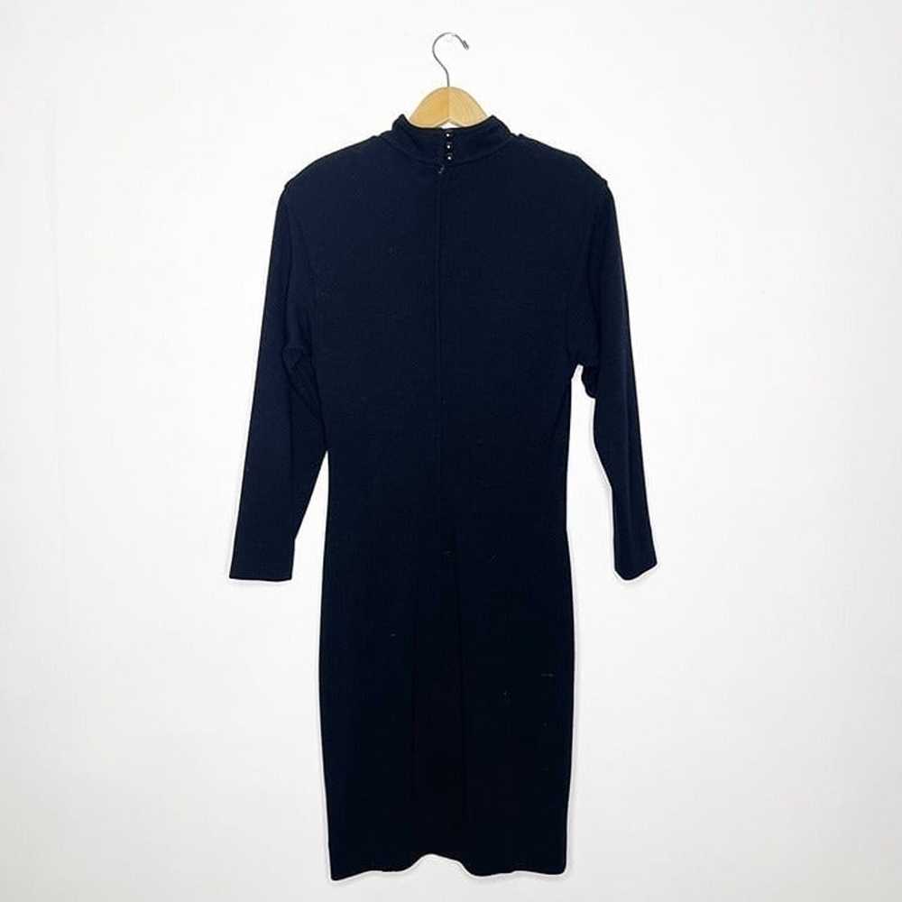 Nipon Boutique Vintage Wool Long Sleeve Dress Siz… - image 2