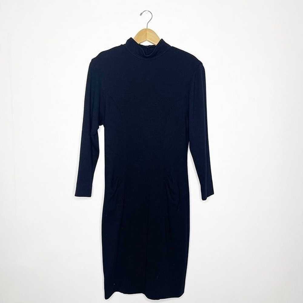 Nipon Boutique Vintage Wool Long Sleeve Dress Siz… - image 3