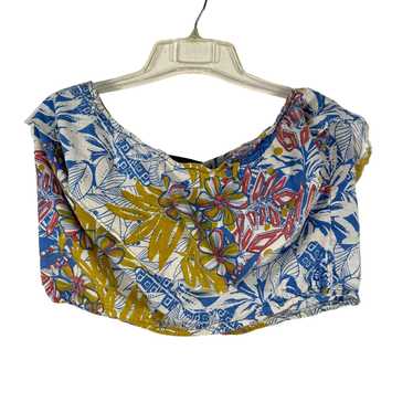 O’Neill Floral Tropical Print Lightweight Crop To… - image 1