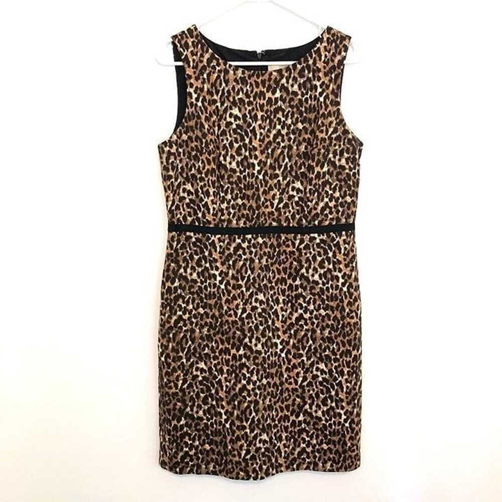 ANN TAYLOR LOFT Black Brown Cream Leopard Cheetah… - image 1