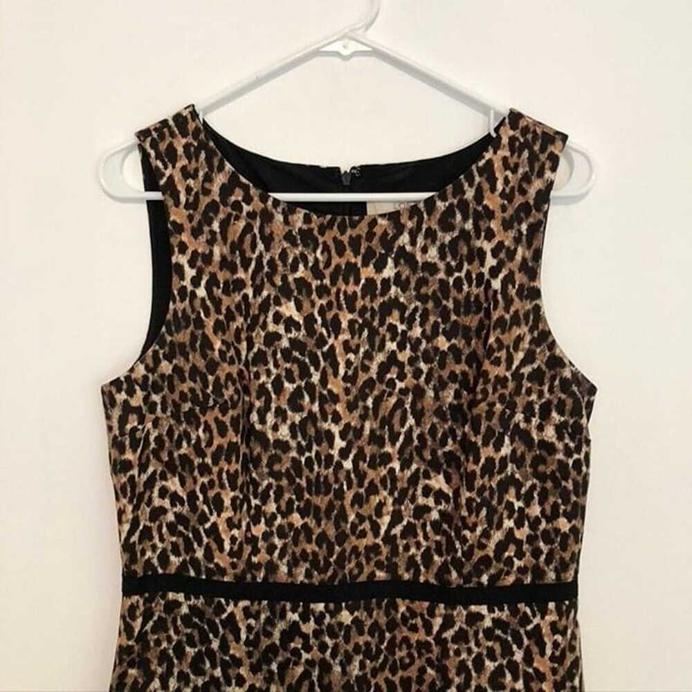 ANN TAYLOR LOFT Black Brown Cream Leopard Cheetah… - image 2
