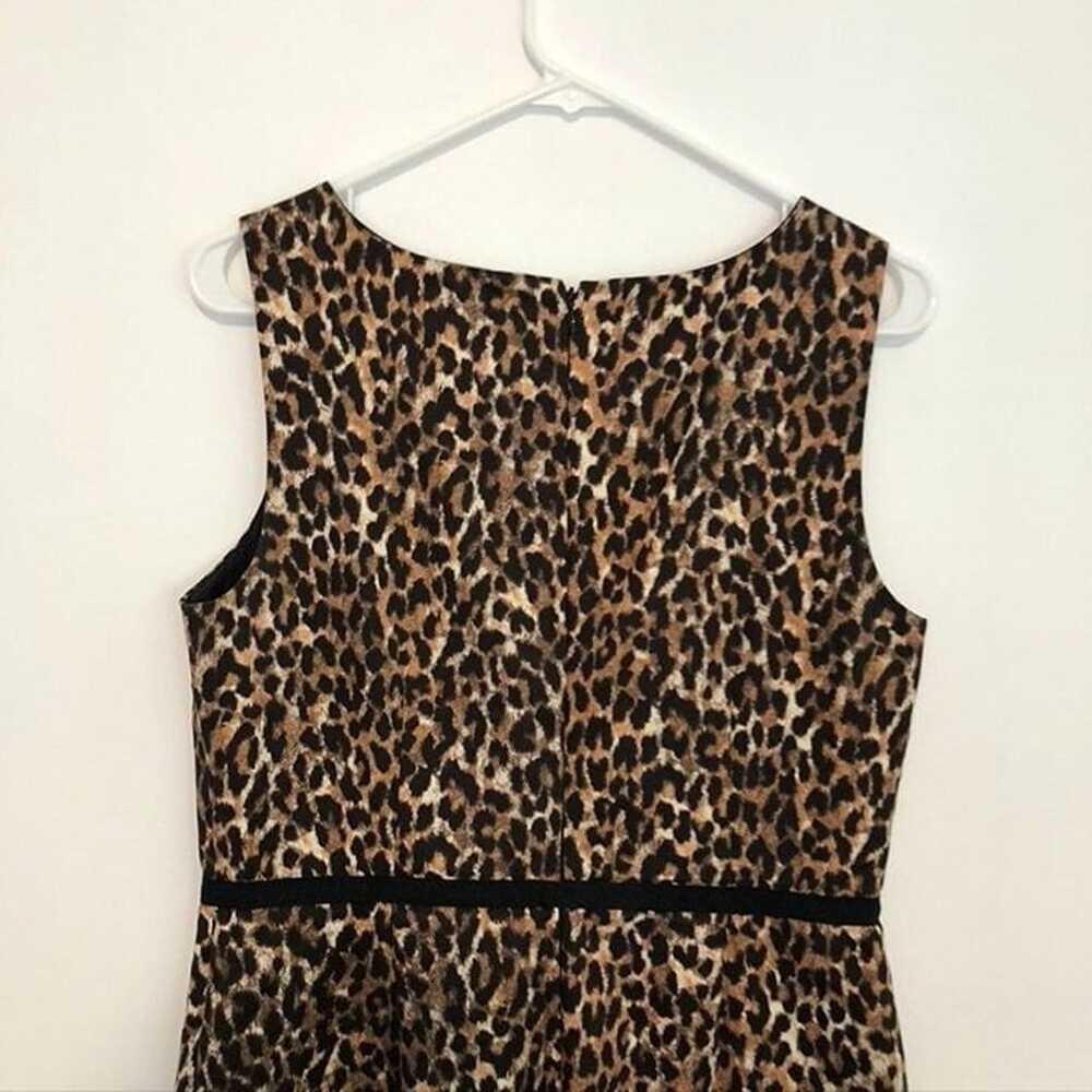 ANN TAYLOR LOFT Black Brown Cream Leopard Cheetah… - image 8