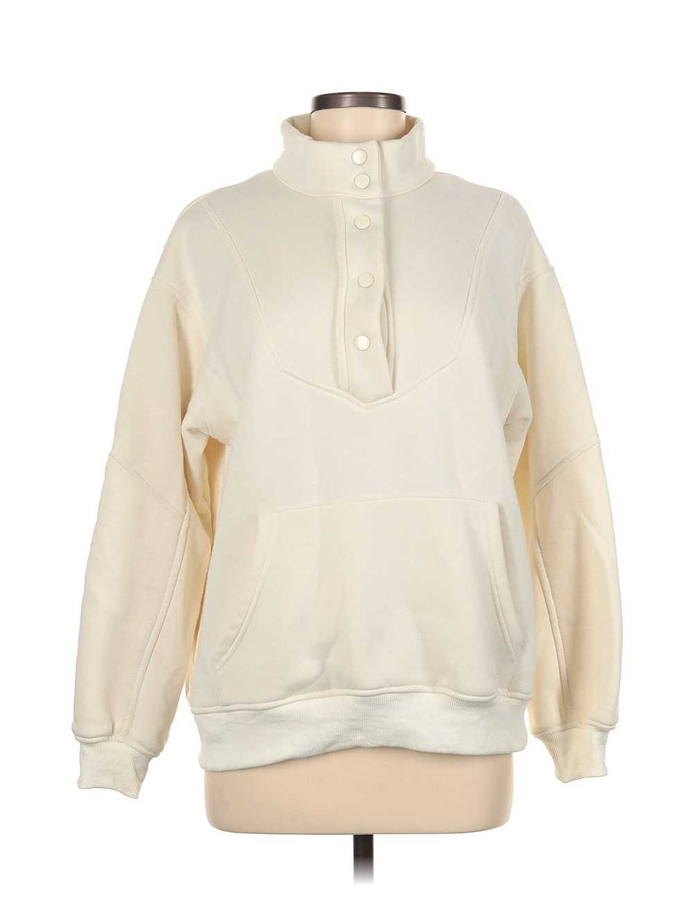 Assorted Brands Women Ivory Sweatshirt M - image 1