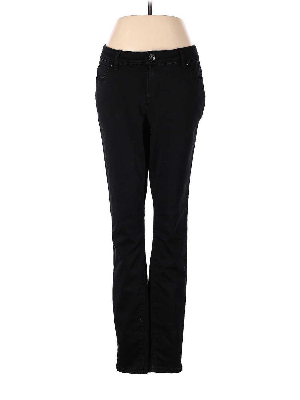 INC International Concepts Women Black Jeans 8 - image 1